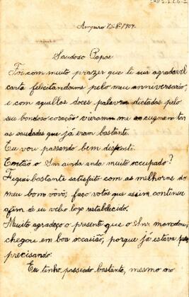 [Carta de agradecimento]