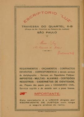 [Requerimento de saneanto básico]