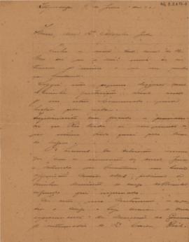 [Carta de pedido de apoio político]