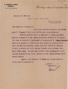 [Carta de confirmação]