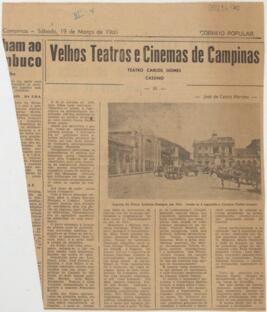 Velhos teatros e cinemas de Campinas