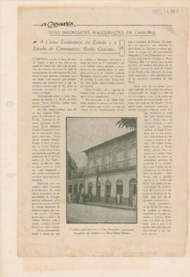 Duas importantes inaugurações em Campinas