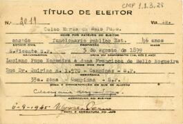Título de Eleitor