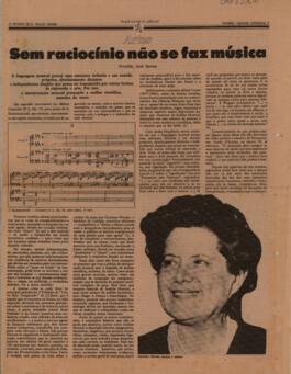 Sem raciocínio não se faz música