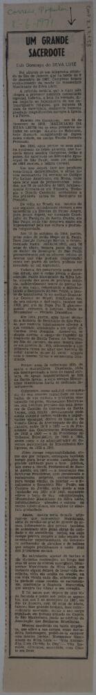 Um grande sacerdote