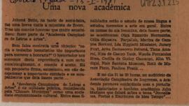 Uma nova acadêmica