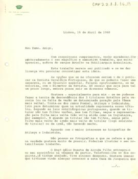 [Carta de pedido de informações]