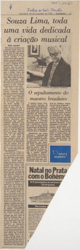 Souza Lima, toda uma vida dedicada à criação musical
