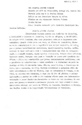Rua Cardeal Joseph Cardjin