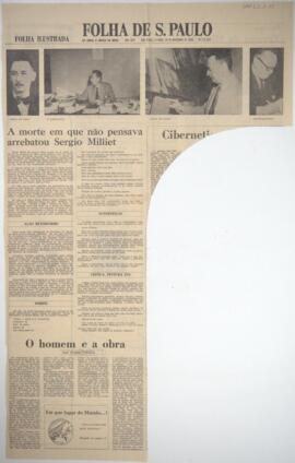 A morte em que não pensava arrebatou Sergio Milliet / O homem e a obra