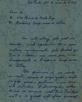 Carta de Agradecimento
