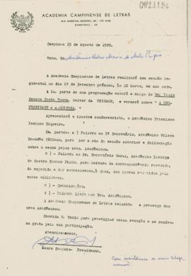 Circular de Encaminhamento