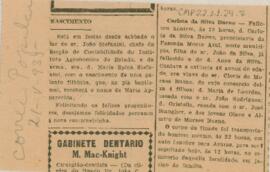 [Nota de falecimento]