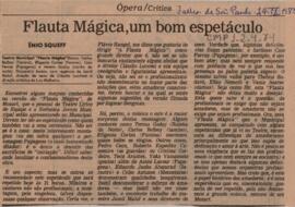 Flauta Mágica, um bom espetáculo