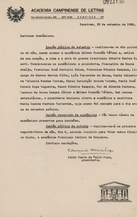 Circular de Encaminhamento