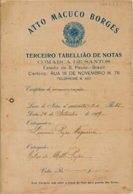 Escriptura de emancipação