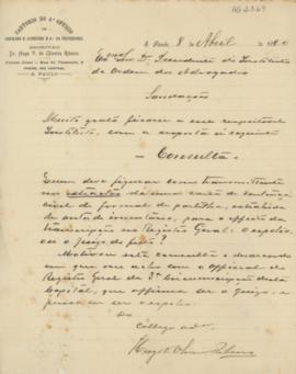 [Carta de pedido de esclarecimento]
