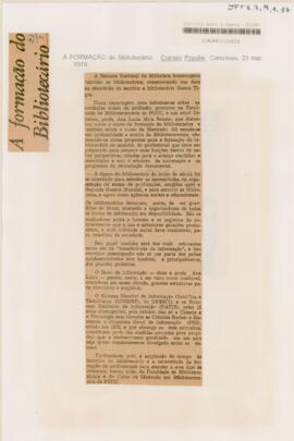A formação do bibliotecário