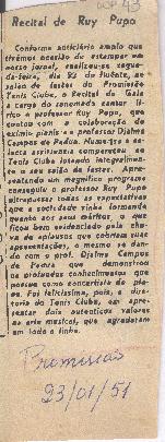 Recital de Ruy Pupo