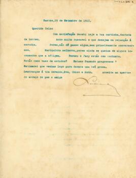 [Carta pessoal]