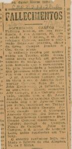 [Nota de falecimento]