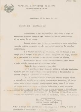 Circular de Encaminhamento