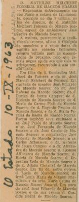 [Nota de falecimento]