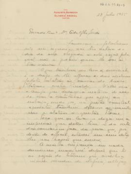 [Carta de pedido de opinião]