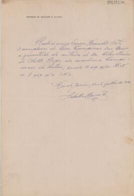 [Carta de Confirmação de Recebimento]