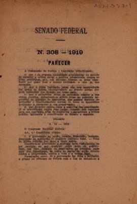 Parecer n. 308
