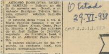 [Nota de falecimento]