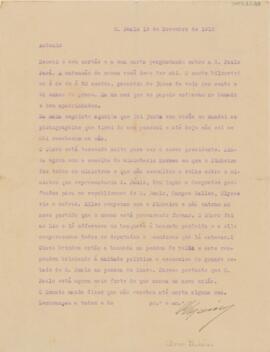 [Carta de análise política]