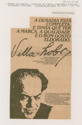 A ousadia está completa. E tinha que ter a marca, a qualidade e o bom gosto Eldorado.