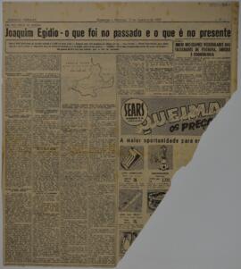Joaquim Egídio - o que foi no passado e o que é no presente