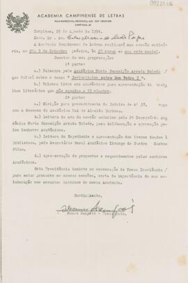 Circular de Encaminhamento