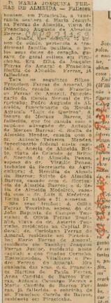 [Nota de falecimento]
