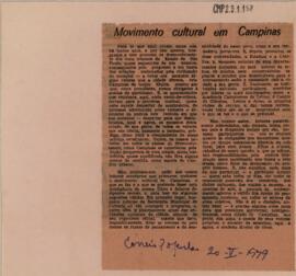 Movimento cultural em Campinas