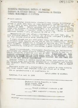 [Carta de esclarecimento]
