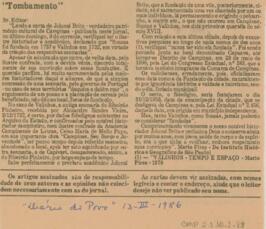 "Tombamento"
