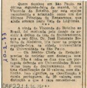 [QUEM desabou em São Paulo...]