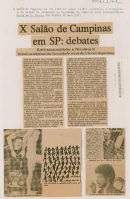 X Salão de Campinas em SP: debates