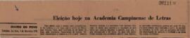 Eleição hoje na Academia Campinense de Letras
