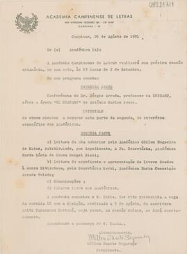 Circular de Encaminhamento