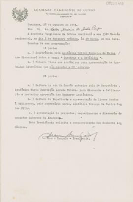 Circular de Encaminhamento