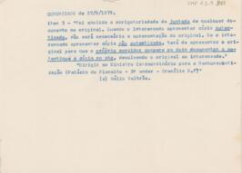 [Comunicado]