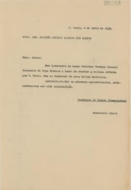 [Ofício de Agradecimento]