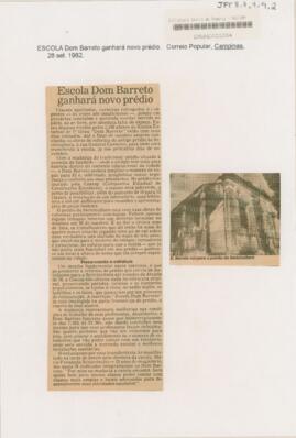 Escola Dom Barreto ganhará novo prédio
