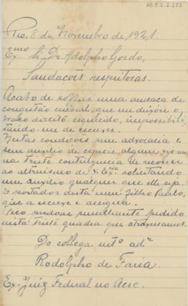 [Carta de pedido]