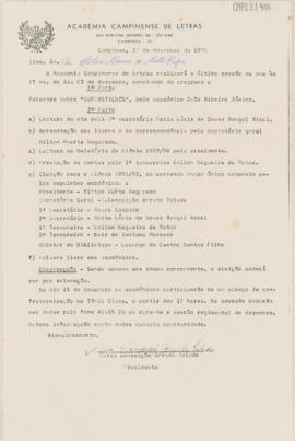 Circular de Encaminhamento