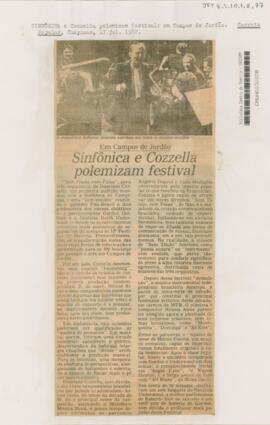 Sinfônica e Cozzella polemizam festival